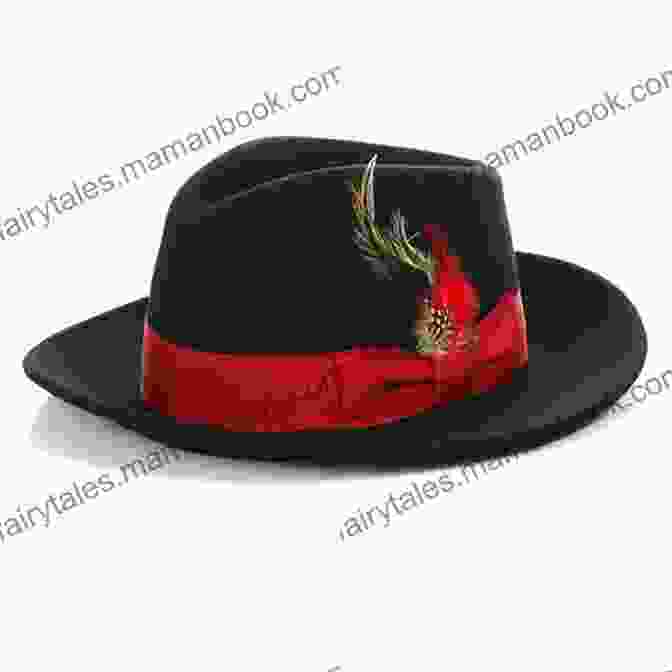 A Black Fedora Hat With A Red Ribbon, Resting On A Dusty Table In A Dimly Lit Room. Hat With Nine Lives: Three Short Read Fiction Stories In One Volume 3