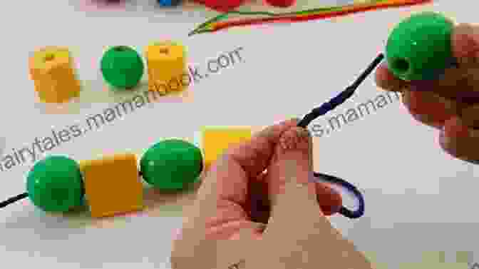 A Child Stringing Beads Onto A Colorful Yarn Sensory Play For Toddlers And Preschoolers: Easy Projects To Develop Fine Motor Skills Hand Eye Coordination And Early Measurement Concepts