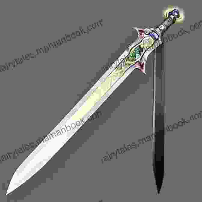 A Close Up Of The Sword Of Order, A Shimmering Blade Radiating With Ethereal Energy Sword Of Order (Warrior Of Souls)
