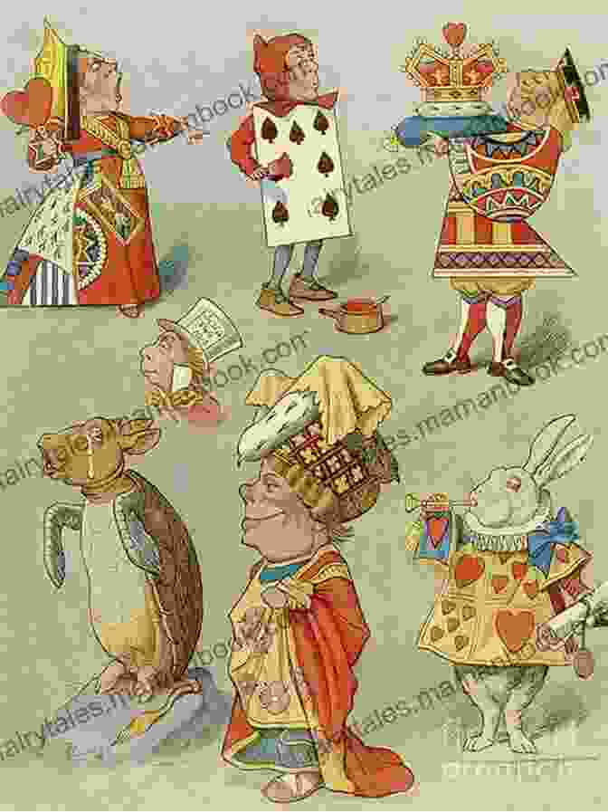 A Group Illustration Of Alice And The Iconic Characters Of Wonderland Alice S Adventures In Wonderland : Illustrated Edition