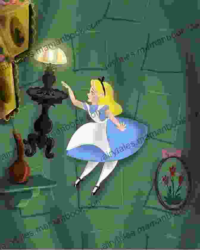 Alice Falling Down The Rabbit Hole, Surrounded By Curious Objects Alice S Adventures In Wonderland By Lewis Carroll :illustrated Edition