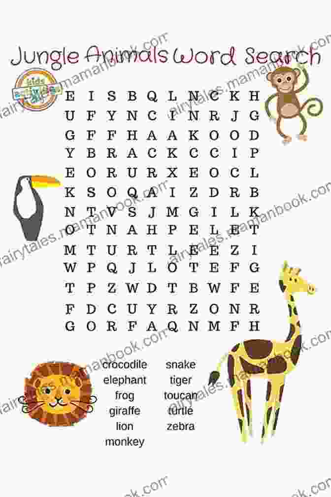 Animal Adventure Word Search Puzzle For Kids Halloween Activity Book: Puzzles Labyrinths Word Search And More For Kids