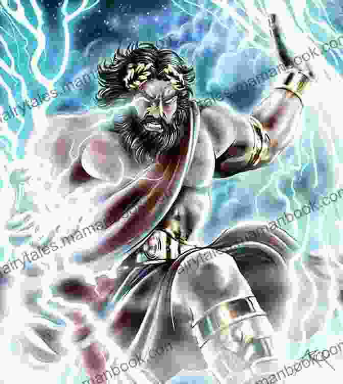 Depiction Of Zeus, The King Of The Greek Gods, With English Text ILIAD (Bilingual Edition): Ancient Greek Text And English Translation