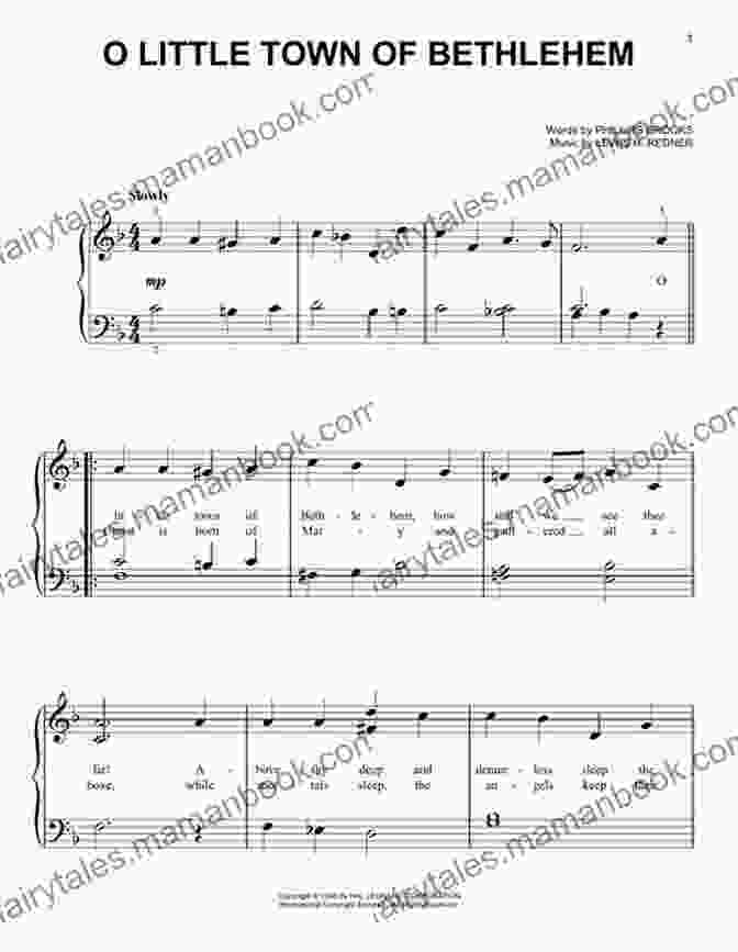 O Little Town Of Bethlehem Sheet Music For Beginners Christmas Carols For Alto Saxophone With Piano Accompaniment Sheet Music 4: 10 Easy Christmas Carols For Beginners