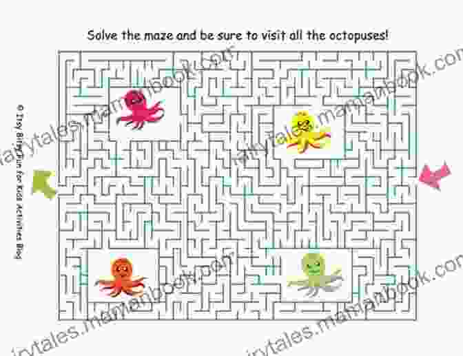 Ocean Odyssey Maze Puzzle For Kids Halloween Activity Book: Puzzles Labyrinths Word Search And More For Kids