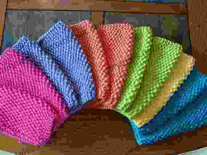 Rib Stitch Dishcloth Knitting Dishcloth Fun: Fun Dishcloth Knitting Patterns (Knitting Simple 4)