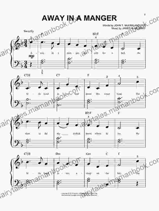 Sheet Music For Away In A Manger Christmas Carols For Tenor Saxophone With Piano Accompaniment Sheet Music 4: 10 Easy Christmas Carols For Beginners