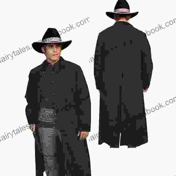 Tombstone Jack In A Western Style Setting, Wearing A Brown Duster And Cowboy Hat Tombstone Jack Dan Winchester