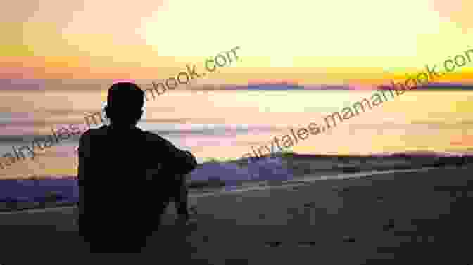 Vijay Hare Sitting Alone On A Secluded Beach, Lost In Contemplation Ode To An Odyssey Vijay Hare
