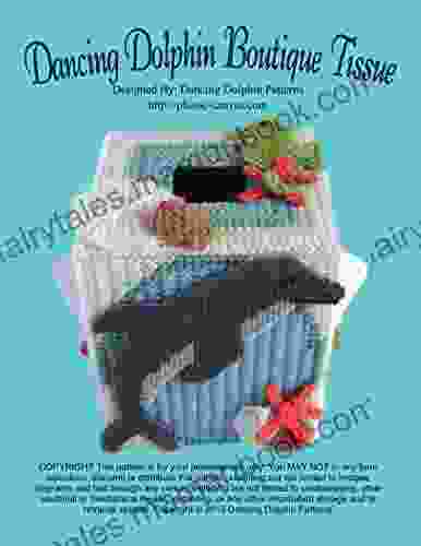 Dancing Dolphin Boutique Tissue Box: Plastic Canvas Pattern